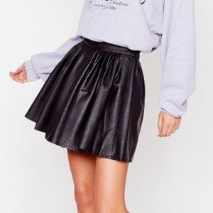 Brand new Leather skirt